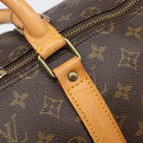 LOUIS VUITTON Monogram Keepall 55 Boston Bag M41424 LV Auth 203190V-18