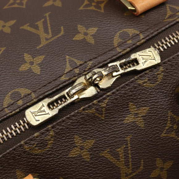 LOUIS VUITTON Monogram Keepall 55 Boston Bag M41424 LV Auth 203190V