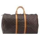 LOUIS VUITTON Monogram Keepall 55 Boston Bag M41424 LV Auth 203190V-13