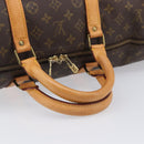 LOUIS VUITTON Monogram Keepall 55 Boston Bag M41424 LV Auth 203190V-7