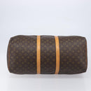 LOUIS VUITTON Monogram Keepall 55 Boston Bag M41424 LV Auth 203190V-5
