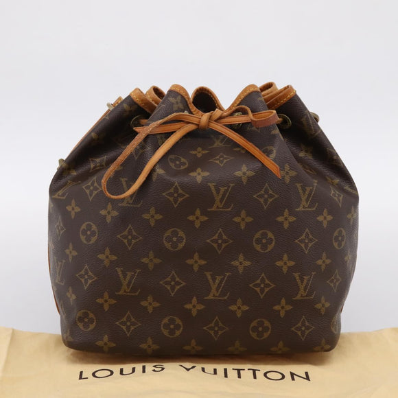 LOUIS VUITTON Monogram Petit Noe Shoulder Bag M42226 LV Auth 203191V
