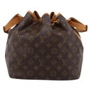 LOUIS VUITTON Monogram Petit Noe Shoulder Bag M42226 LV Auth 203191V-3