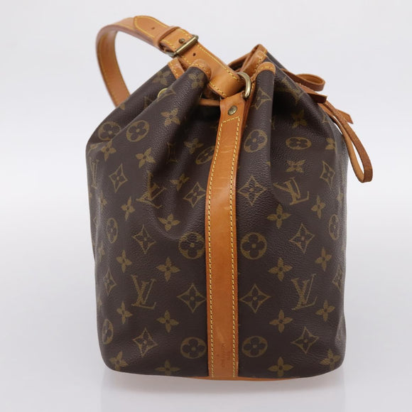 LOUIS VUITTON Monogram Petit Noe Shoulder Bag M42226 LV Auth 203191V