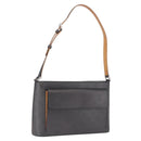 LOUIS VUITTON Monogram Mat Alston Shoulder Bag Gray M55122 LV Auth 203193V-1