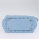 LOUIS VUITTON Monogram Mahina Babylone PM Bag Ice blue M50907 LV Auth 203195V-6