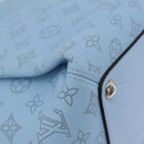 LOUIS VUITTON Monogram Mahina Babylone PM Bag Ice blue M50907 LV Auth 203195V-16