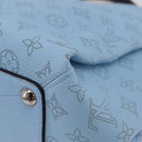 LOUIS VUITTON Monogram Mahina Babylone PM Bag Ice blue M50907 LV Auth 203195V-17