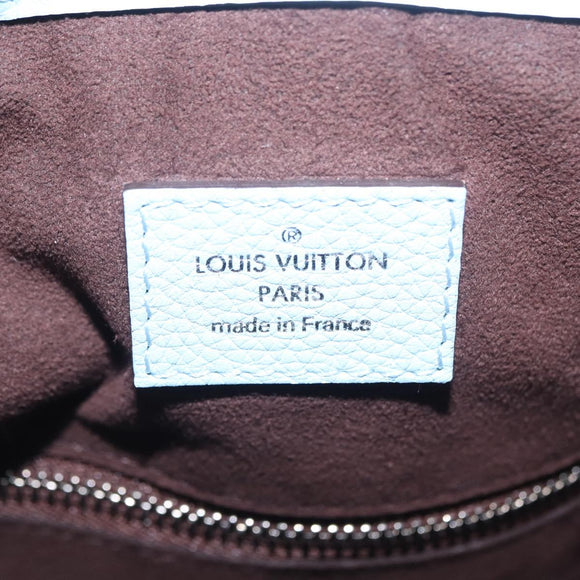 LOUIS VUITTON Monogram Mahina Babylone PM Bag Ice blue M50907 LV Auth 203195V