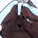LOUIS VUITTON Monogram Mahina Babylone PM Bag Ice blue M50907 LV Auth 203195V-24