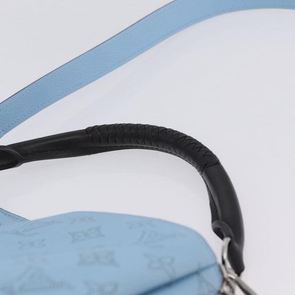 LOUIS VUITTON Monogram Mahina Babylone PM Bag Ice blue M50907 LV Auth 203195V