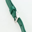 PRADA Moon Paddock Hand Bag Leather 2way Green Silver Auth 203196SAM-15