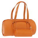 LOUIS VUITTON Epi Soufflot Hand Bag Orange Mandarin M5222H LV Auth 203201V-1