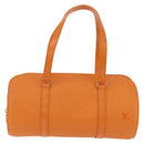 LOUIS VUITTON Epi Soufflot Hand Bag Orange Mandarin M5222H LV Auth 203201V-2