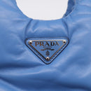 PRADA Hand Bag Leather 2way Blue Silver Auth 203202SAM-16