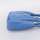 PRADA Hand Bag Leather 2way Blue Silver Auth 203202SAM-5