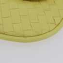 BOTTEGA VENETA INTRECCIATO Shoulder Bag Leather Yellow Gold Auth 203203V-16