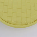 BOTTEGA VENETA INTRECCIATO Shoulder Bag Leather Yellow Gold Auth 203203V-17