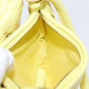 BOTTEGA VENETA INTRECCIATO Shoulder Bag Leather Yellow Gold Auth 203203V-22