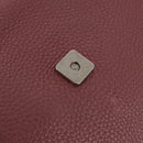 FENDI Celeria Tote Bag Leather Pink Gold Auth 203204-25
