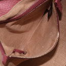 FENDI Celeria Tote Bag Leather Pink Gold Auth 203204-30