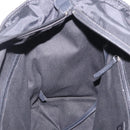 CHANEL Paris New York Line Matelasse Tote Bag Nylon Black Silver CC Auth 203206A-21