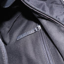 CHANEL Paris New York Line Matelasse Tote Bag Nylon Black Silver CC Auth 203206A-24
