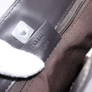 GUCCI GG Canvas Shoulder Bag outlet Dark Brown Silver 143745 Auth 203209A-20