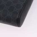 GUCCI GG Supreme Sherry Line Shoulder Bag PVC Black Silver 547751 Auth 203212M-15
