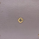 MCM Hand Bag Leather 2way Gray Gold Auth 203213-19
