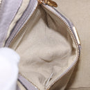 MCM Hand Bag Leather 2way Gray Gold Auth 203213-35