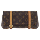 LOUIS VUITTON Monogram Pochette marrell Waist bag M51159 LV Auth 203214V-13