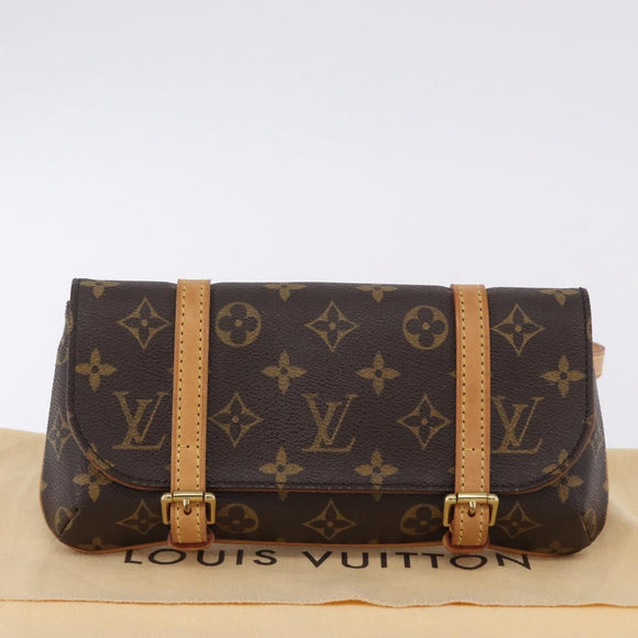 LOUIS VUITTON Monogram Pochette marrell Waist bag M51159 LV Auth 203214V