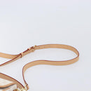 LOUIS VUITTON Monogram Mini Lin Saumur BB Bag White M12327 LV Auth 203218V-16