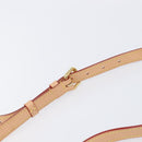 LOUIS VUITTON Monogram Mini Lin Saumur BB Bag White M12327 LV Auth 203218V-17