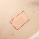 LOUIS VUITTON Monogram Mini Lin Saumur BB Bag White M12327 LV Auth 203218V-9