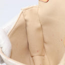 LOUIS VUITTON Monogram Mini Lin Saumur BB Bag White M12327 LV Auth 203218V-32