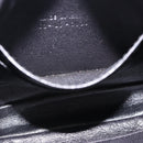 Christian Dior Chain Shoulder Bag Nylon Black Silver Auth 203219-11
