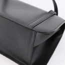 Burberrys Nova Check Hand Bag Canvas Leather Beige Silver Auth 203220V-12