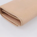 GUCCI Bifold Wallet Leather Pink Gold 598587 Auth 203221-16