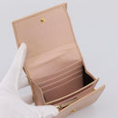 GUCCI Bifold Wallet Leather Pink Gold 598587 Auth 203221-8
