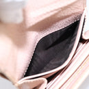 GUCCI Bifold Wallet Leather Pink Gold 598587 Auth 203221-18