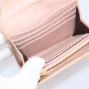 GUCCI Bifold Wallet Leather Pink Gold 598587 Auth 203221-9