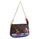 LOUIS VUITTON Monogram Ski Bear Mini Pochette Accessoires M67769 LV Auth 203222M-1