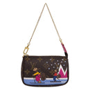 LOUIS VUITTON Monogram Ski Bear Mini Pochette Accessoires M67769 LV Auth 203222M-13