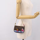 LOUIS VUITTON Monogram Ski Bear Mini Pochette Accessoires M67769 LV Auth 203222M-23