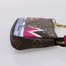 LOUIS VUITTON Monogram Ski Bear Mini Pochette Accessoires M67769 LV Auth 203222M-4