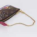 LOUIS VUITTON Monogram Ski Bear Mini Pochette Accessoires M67769 LV Auth 203222M-7