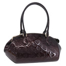 LOUIS VUITTON Vernis Sherwood PM Shoulder Bag Amarante M91493 LV Auth 203224V-1