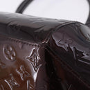 LOUIS VUITTON Vernis Sherwood PM Shoulder Bag Amarante M91493 LV Auth 203224V-21